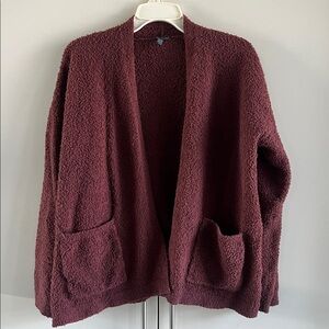 Eileen Fisher Brown Organic Cotton Blend Cardigan